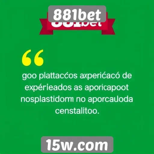 Avaliação da experiência do usuário na 881bet